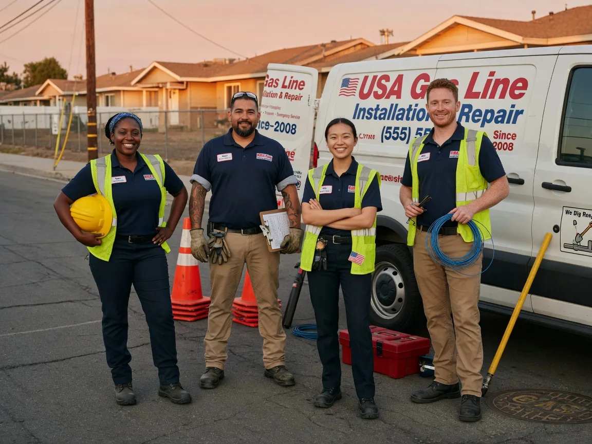 Gas Line Installation company in Plantersville, MS